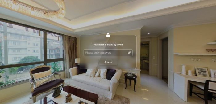 Add a virtual tour password with Panoee