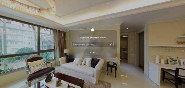 Add a password to your virtual tour 