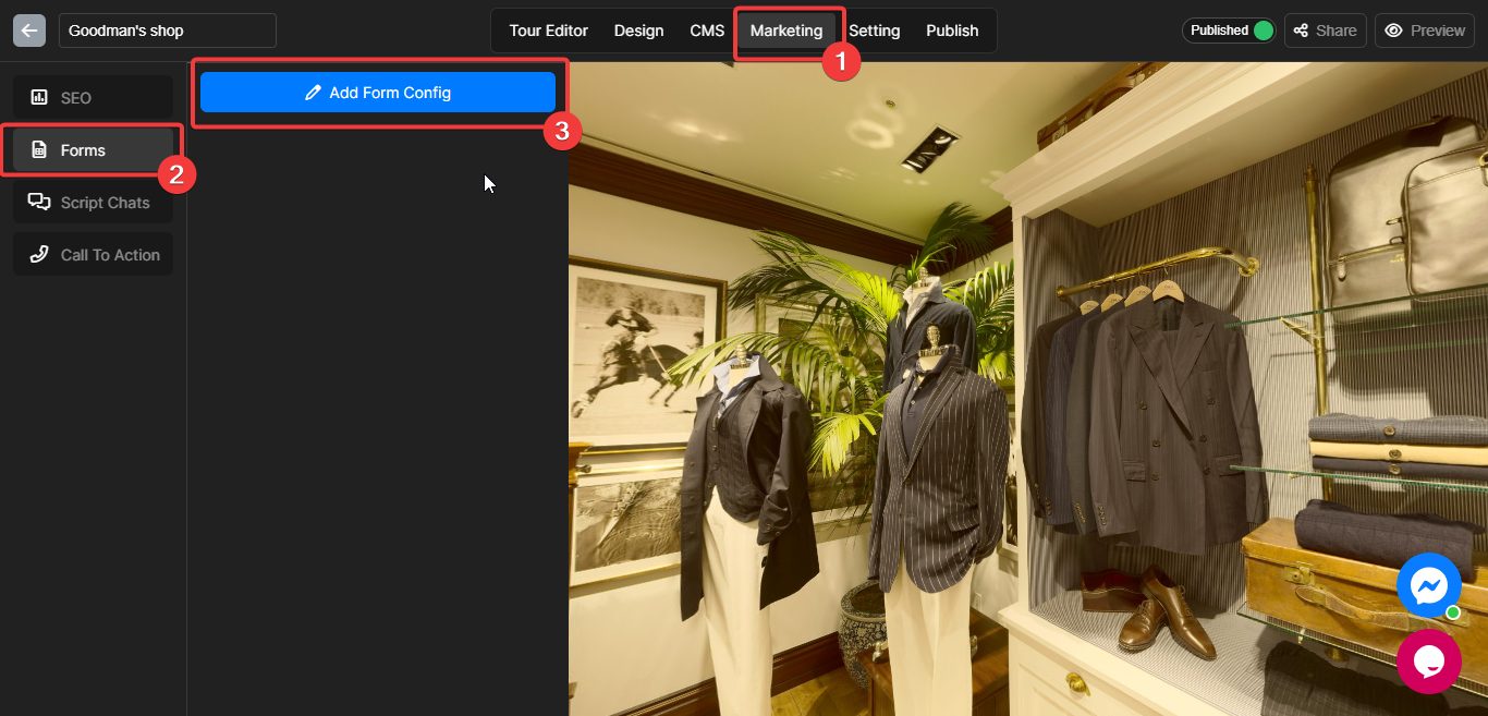 How to Add a Form to a Virtual Tour