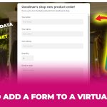 How to Add a form to a virtual tour