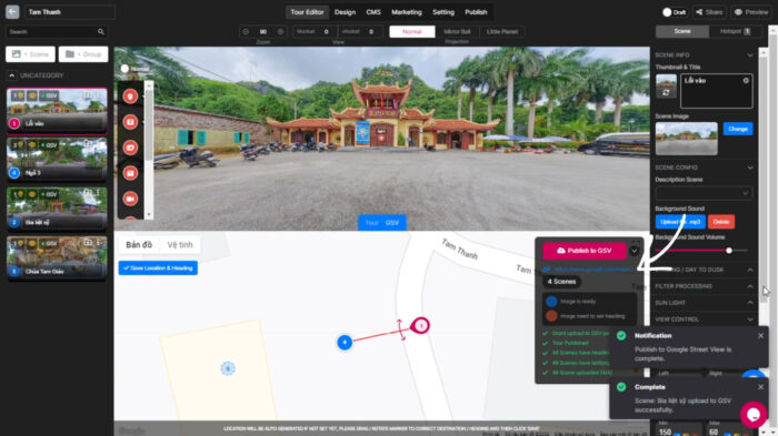 Publishing Virtual Tours to Google Street View 